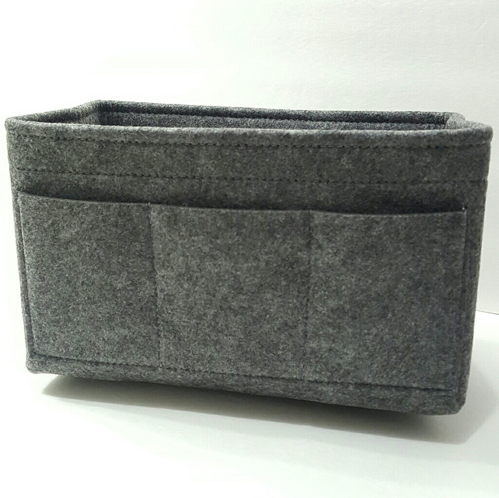 (Medium) New Gray Bag Organizer Multipurpose Use
